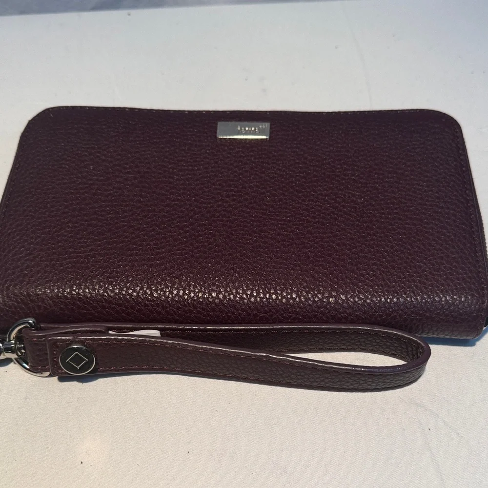 Chic Purple Handbag and Wallet Set